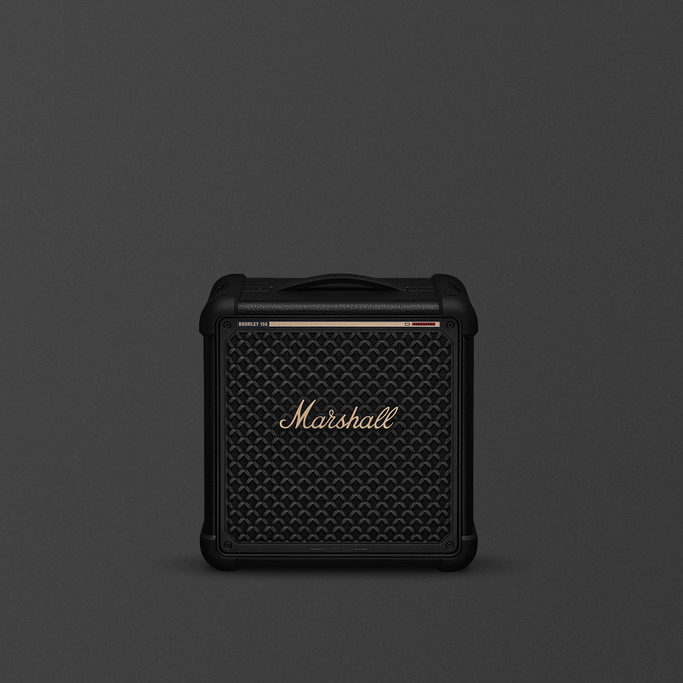 Bromley 150 Black and Brass Party-Lautsprecher mit 40+ Std.